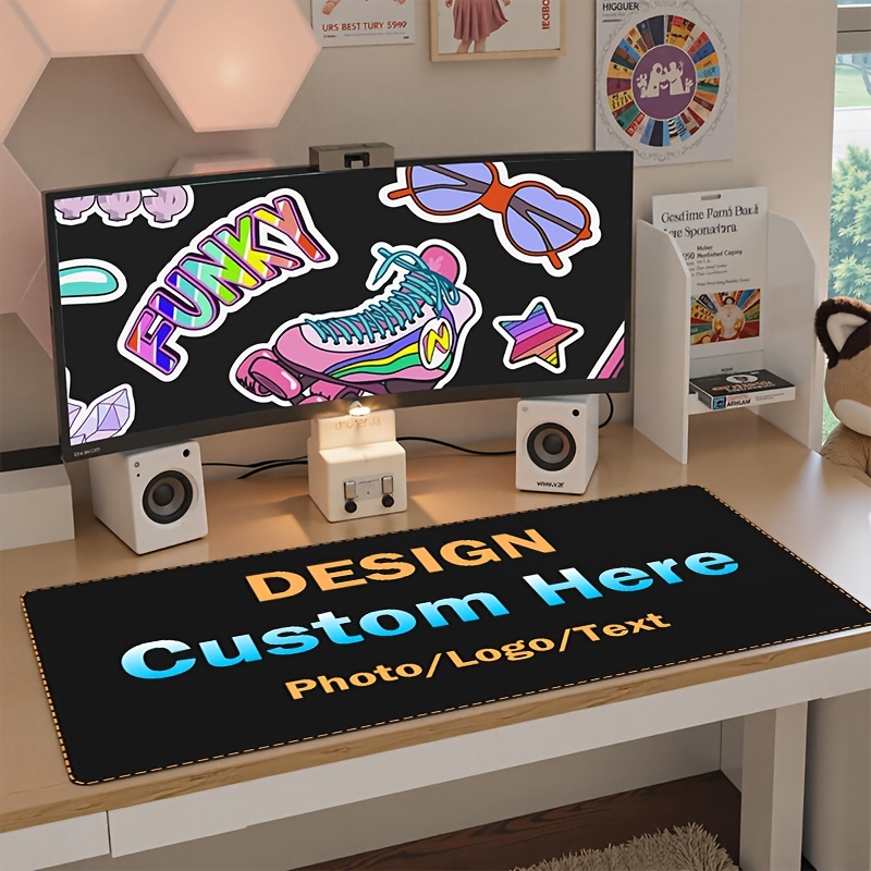 Home Office Logo - Gepersonaliseerde muismat met uw eigen ontwerp,