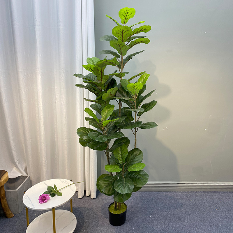 Home Office Layout - 59in Grote Ficus Boom Kunstmatige Planten