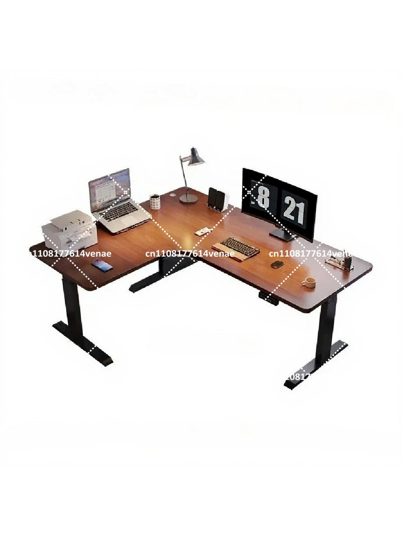 Home Office Work Table - Intelligente elektrisch in hoogte verstelbare L-vormige