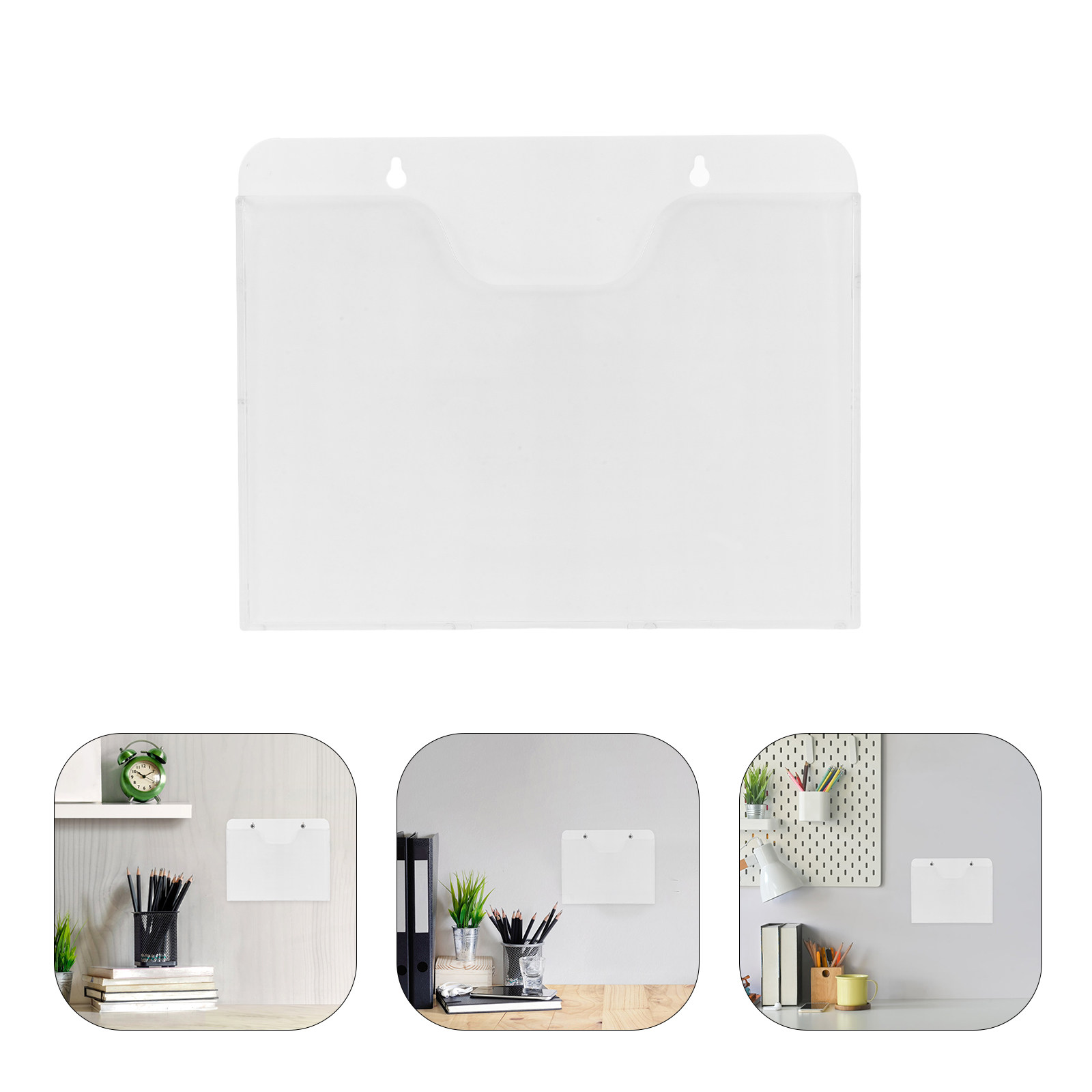 Document Holder Stand - 2 stuks transparante acryl wandhouder voor