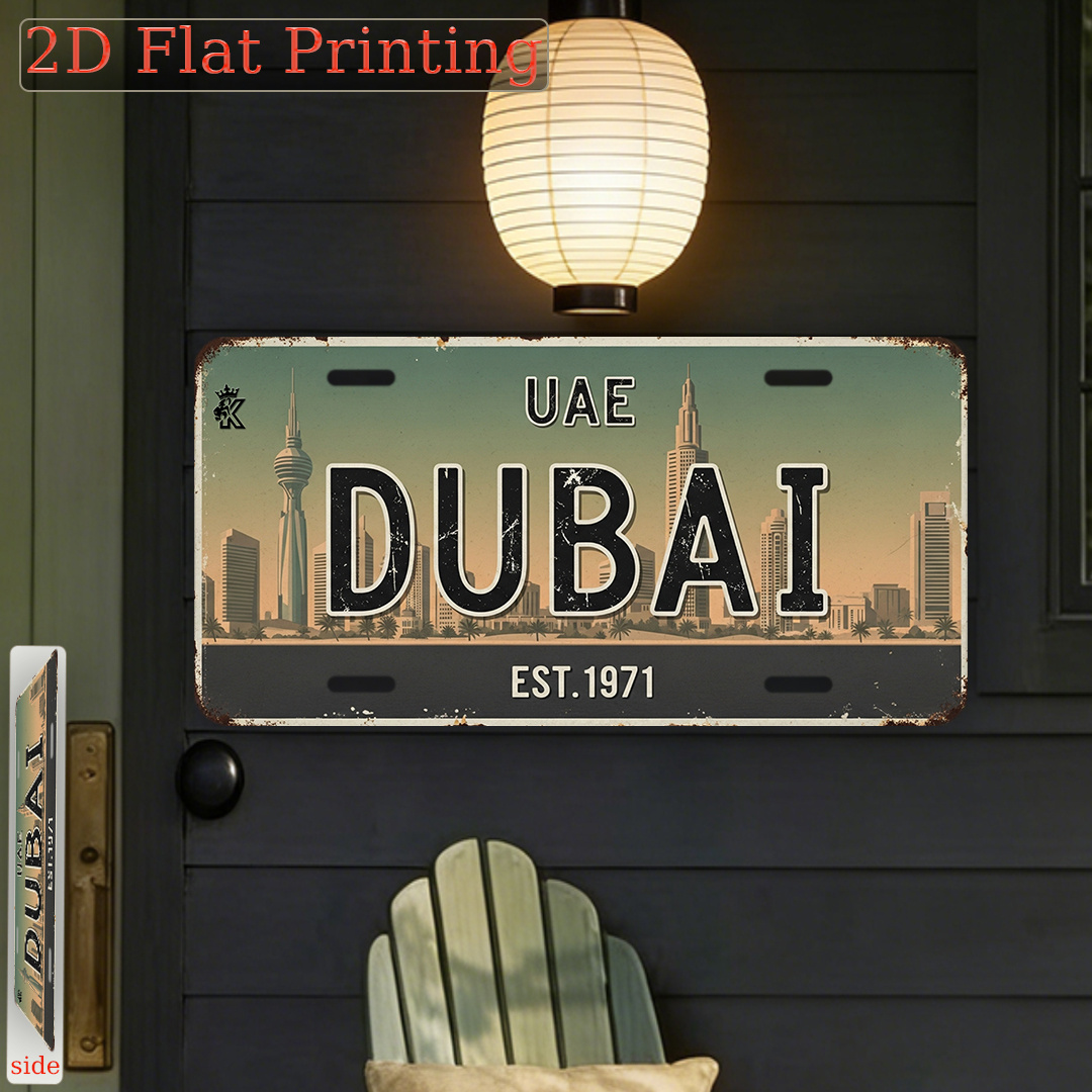 Dubai VAE EST.1971 Kentekenpla - Home Office Dubai recensie en prijs