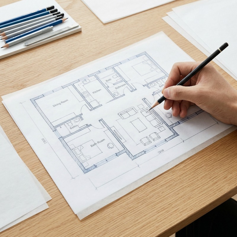 A4 kalligrafie calqueerpapier  - Home Office Layout recensie en prijs
