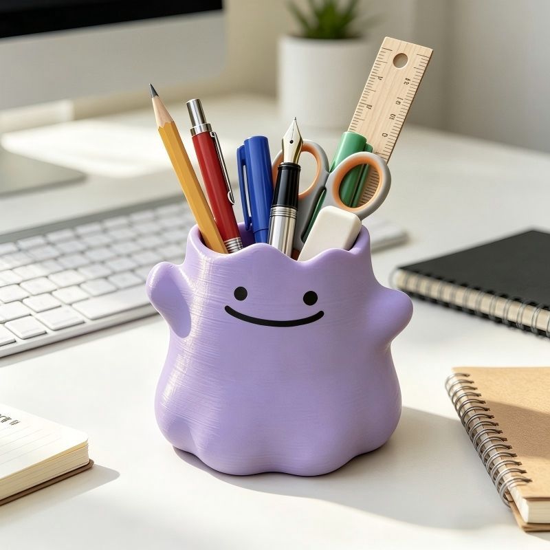 Cartoonfiguur Penhouder Creati - Home Office Or recensie en prijs