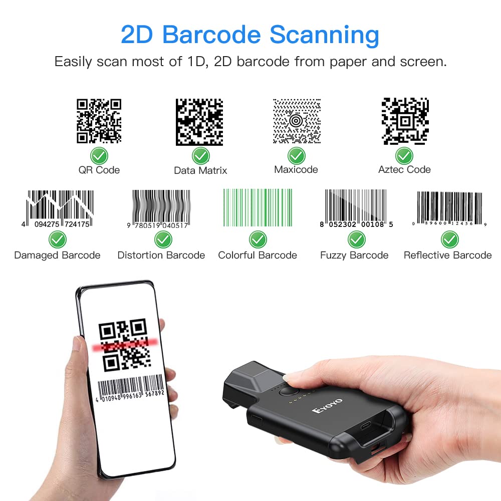 Eyoyo EY-017 Bluetooth-barcode - Document Scanner Portable recensie en prijs