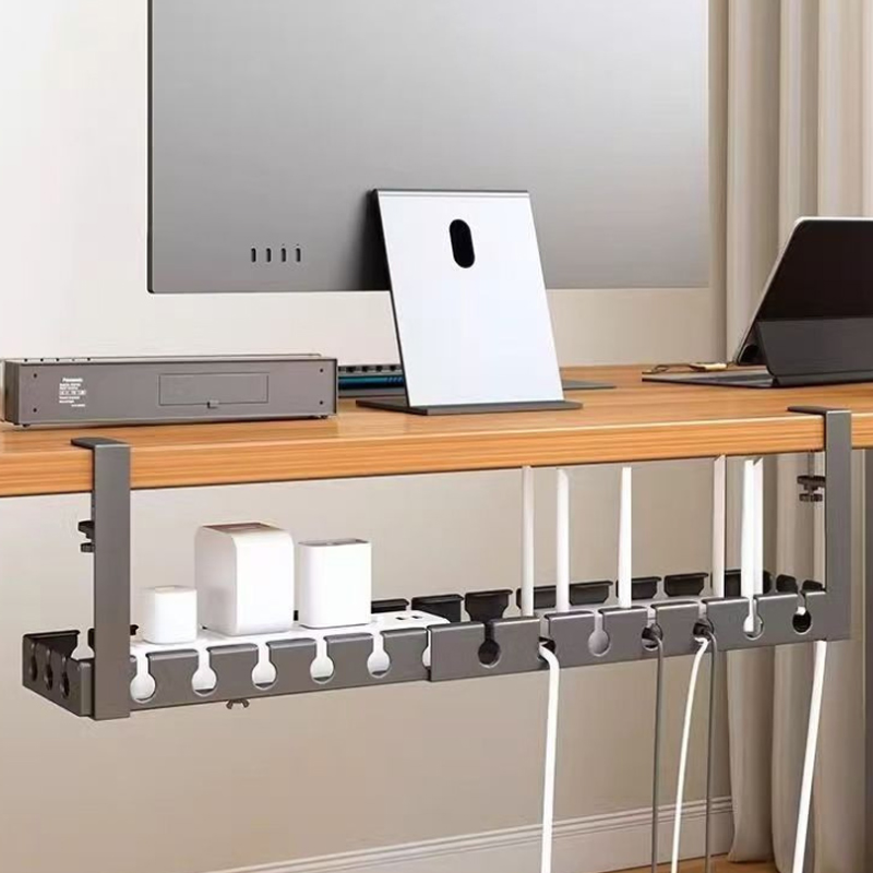 Kabelorganizer onder de tafel  - Home Office Work Table recensie en prijs