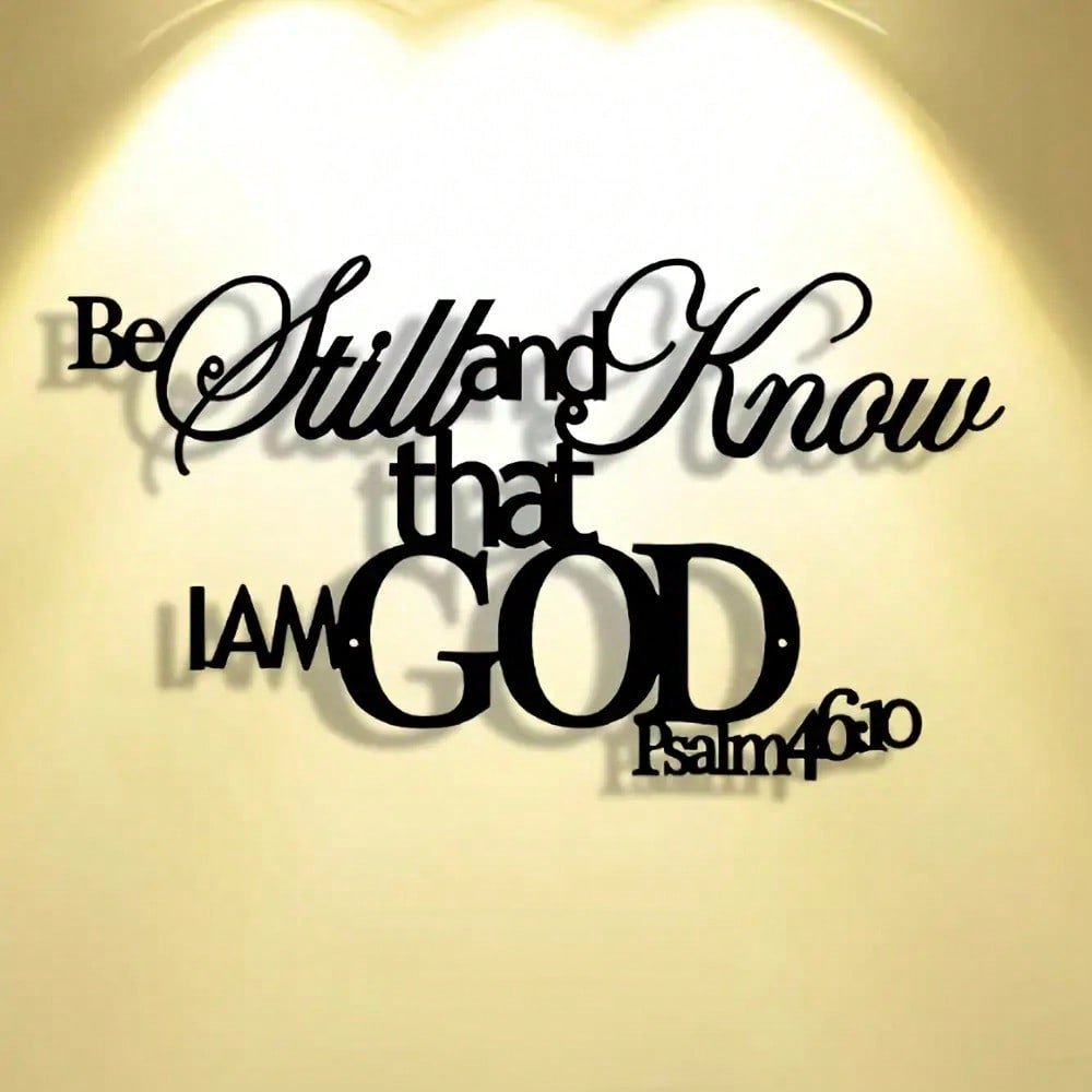 God Word Metal Wall Plaque Chr - Home Office Room Inspiration recensie en prijs