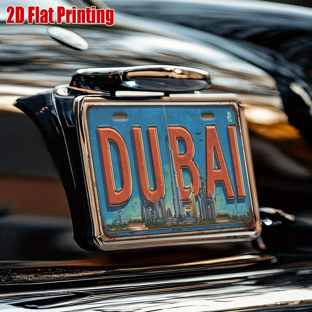 2D platte Dubai VAE skyline vi - Home Office Dubai recensie en prijs