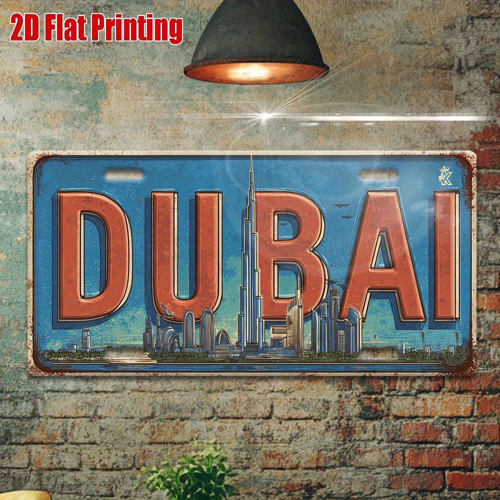 2D platte Dubai VAE skyline vi - Home Office Dubai recensie en prijs